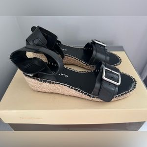 Franco Sarto Womens Espadrille Wedges Sandals Shoes. Adjustable Straps